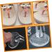 FOMIYES Transparent Sandal Cushions - 10 Pairs Adhesive Gel Foot Pads for Flip-Flops & Summer Sandals - Metatarsal Support Inserts - Buy Online on GoSupps.com