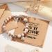 HGDEER Unique Pink Natural Stone Bracelet for Women & Teen Girls - Perfect Gift to Remember Your Awesomeness - Buy Online on GoSupps.com