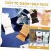 minkissy 900 Sheets Headband Wrapping Card Jewelry Display Cards Holder Hair Clip Display Holder Hair Ropes Display Cards Hair Bow Holder Earring Paper Hair Tie Holder Accessories - Buy Online on GoSupps.com