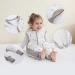 Whales Toddler Sleeping Bag with Legs 2.5 Tog | Winter Warm Cotton Swaddle Wrap for Baby 6-18 Months | M (1-2 Years) - Buy Online on GoSupps.com