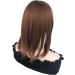 35cm Free Part Silk Base Head Forehead Wiglet with Bangs - Light Brown - Buy Online on GoSupps.com