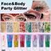Face & Body Glitter Gel - Cosmetic-Grade Sparkling Glitter for Concerts Festivals & Raves | Vegan & Cruelty-Free - 50ml White - Buy Online on GoSupps.com