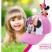 Disney Minnie Mouse Toddler Girls Pink Baseball Cap | Ages 2-4 | Adjustable Velcro Closure - Pink/White - Buy Online on GoSupps.com