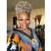 THEMIS HAIR Afro Puff Drawstring Ponytail in Smoky Gray | High Puff Bun for Black Women | Kinky Curly Hairpiece for Natural Hair - Buy Online on GoSupps.com