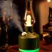 Buy Retro Kerosene Lamp Design Desk Aroma Diffuser - 280ml Essential Oil & Cool Mist Humidifier for Bedroom Office & Living Room - Green - Buy Online on GoSupps.com
