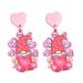 Feyley gnome earrings dwarf earring for women Christmas jewelry gift Santa Claus dangling earrings Thanksgiving Halloween Valentine's Day jewelry