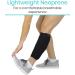 Vive Calf Brace - Adjustable Shin Splint Support for Men and Women - Lower Leg Compression Wrap for Pain Relief and Circulation Boost - Black Calf Sleeve - Buy Online on GoSupps.com