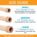 Open Toe Tube Sleeves Protector Cushions - Fabric Silicone Gel for Bunion Hammer Toe Callus Blister Relief - 5 Pack (Large) | International Shipping - Buy Online on GoSupps.com