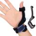 Velpeau Thumb Brace - Reversible Wrist & Thumb Spica Splint  CMC Support Brace Stabilizer for Trigger Finger  De Quervain's Tenosynovitis  Arthritis  Tendonitis Pain Relief  Left & Right Hand(Medium)
