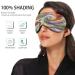Rainbow Turtle Sleep Mask | Light Blocking Eye Cover for Sleep & Travel | Soft Adjustable Blindfold for Men & Women - Buy Online on GoSupps.com