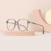 GUDVUE Blue Light Glasses for Men & Women - Anti Glare UV400 Eye Strain Relief for Computer Gaming TV & Phones - Stylish Grey/Silver Frames - Buy Online on GoSupps.com