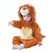 Doladola Unisex Baby Spring Autumn Animal Romper Baby Boys Girls Flannel One Piece Pyjamas 2 5-3 5 Years Lion