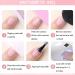 Gel Nail Polish Set 3Color Gel Nail Varnish UV/LED Soak Off French Manicure Kit Light Pink Pink Nail Gel with White Liner Painted Gel Nail Polish for DIY Manicure Salon At Home - Buy Online on GoSupps.com