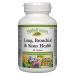 Lung, Bronchial & Sinus Health by Natural Factors, Natural Supplement for Respiratory Health and Easy Breathing, 90 tablets (90 servings)