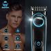 MACHO 5 in 1 Grooming Kit - Cordless Hair & Beard Trimmer Body Clipper Ear & Nose Trimmer Electric Razor with LED Display - Rechargeable Groomer in Black & Blue | International Shipping Available - Buy Online on GoSupps.com