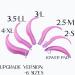 Katya Vinog DIY Lash Lift Pad Shields | Mega L Curl Silicone Perm Rods | No Glue Eyelash Lifting & Lamination - Buy Online on GoSupps.com