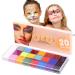 Acwoo Face Painting Set - 20 Color Makeup Palette for Kids | Perfect for Halloween Christmas & Carnival Body Paint - Buy Online on GoSupps.com