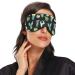 Haskirky Light Blocking Eye Mask - Breathable & Adjustable for Adults - Perfect for Travel, Yoga, Meditation & Office - Deep Sleep Goodies Cactus Design - Buy Online on GoSupps.com