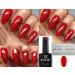 Bluesky Nail Gel Polish RED SANTAS RED DREAM Sparkly Christmas Red UV LED Soak Off