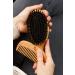 Belula 100% Boar Bristle Hair Brush Set - Ideal for Thin and Fine Hair, Restore Shine & Texture - Includes Wooden Comb, Travel Bag, and Spa Headband - Buy Online on GoSupps.com