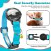 Reflective AirTag Cat Collar with Bell - GPS Tracker for Small Pets - Blue S (23-33cm) - Buy Online on GoSupps.com