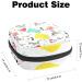 Hand Drawn Animals World-01 Period Bag | Portable Sanitary Napkin Storage Pouch for Teen Girls | Feminine Product Organizer in Multicoloured 16 - Buy Online on GoSupps.com