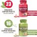 Terra Kai Organics Organic Super Fruits and Veggies Supplement | Reds and Greens Superfood Capsules | 23 Fruits & 16 Vegetables | Non GMO, Gluten/Gelatin/Soy Free, Vegan (180 Count) - Buy Online on GoSupps.com