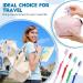 200 Individually Wrapped Disposable Toothbrushes - Soft Bristle Travel Toothbrushes for Hotel Guests, Adults, Kids - Bulk Pack with Rubber Handles (Multi Color) - Buy Online on GoSupps.com