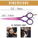 Prowl Professional 5.5 Inch Stainless Steel Hairdressing Scissor - Ideal Christmas Gift for Salon Barbers - Pink - Buy Online on GoSupps.com