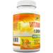 High Strength Vitamin C 1000mg per Tablet - 180 Vegan Tablets, Made in UK | 6 Month Supply - Buy Online on GoSupps.com