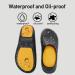 JSWEI Men's Chef Shoes - Non-Slip, Oil & Water Resistant Professional Footwear for Kitchen, Garden, and Construction - Size 10.5 Black - Buy Online on GoSupps.com