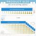 50-Piece Teeth Whitening Shade Guide for Porcelain Dental Color Cards - Dental Equipment for Dentist or Home Oral Care - Buy Online on GoSupps.com