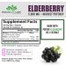 Sambucus Elderberry 5000mg Super Concentrated with Vitamin C & Zinc - Immune Support Supplement | 90 Veggie Capsules - Buy Online on GoSupps.com