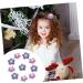 Beavorty 30 Pcs Hairpin Accessories Toddler Stuff Yarn Flower Buttons Headdress Diy Props The Flowers Child 1 count (Pack of 1) Assorted Color 4x3pcs - Buy Online on GoSupps.com