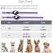 Soft Purple Airtag Cat Neck Band with GPS Holder & Bell - Adjustable 9-13 inch for Kittens & Young Cats - Buy Online on GoSupps.com