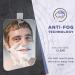 Original Anti-Fog Shower Mirror - Shatterproof Portable Travel Mirror with Hooks - Buy Online on GoSupps.com
