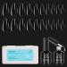 Beetles Gel Polish 2 in 1 Nail Glue and Base Gel Kit with Gel Nail Tips Kit 500Pcs Clear Full Cover Medium Almond Pre-Shaped False Nails