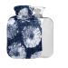 Tie-Dye Hot Water Bottle BPA Free with Cover 2L Large Hot Water Bag for Cramp Pain Relief