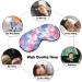 Buy Pink Blue Tie Dye Sleep Mask for Women - Adjustable Eye Shades Cover with Elastic Strap | International Shipping - Buy Online on GoSupps.com