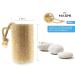 NAXMI Natural Loofah Sponge Exfoliating - Body Scrubbers for Men and Women (3 Pack) - Buy Online on GoSupps.com