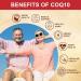 CoQ10 400mg SoftGels - Coenzyme Q10 Supplement with PQQ Omega 3 & Vitamin E for Heart Health & Energy - 120 Servings - Buy Online on GoSupps.com