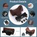 Rokehr Car Seat Neck Pillow - Adjustable Memory Foam Headrest for Comfortable Driving - Brown - Buy Online on GoSupps.com