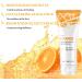 Orange Face Exfoliator Gel Vitamin C Facial Scrub Gel Acne Exfoliating Face Scrub Orange Pore Facial Scrub Remove Blackhead & Smooth Skin Tone Facial Scrub Exfoliator for Brightening Skin - Buy Online on GoSupps.com