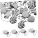SEWACC 30ST peach-heart-hearted clever clip sheet holder fastenings HOOSE BIERS Men fastening clips toothing clip F ustlings metal man appeasement stainless steel sofa cushion (1 Pack) as shown