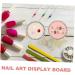  POPETPOP POPETPOP 2pcs Makeup Palette Manicure Nail Polish Nail Polish Makeup Palette Resin Mix Nail Paint Mix Nail Tip Holder Watercolor - Buy Online on GoSupps.com