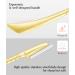 Ennva Eyebrow Razor for Women - 7 Blades Facial Dermaplaning Tool - Gold Eyebrow Trimmer and Shaper for Peach Fuzz - Exfoliating Face Razor for Eyebrows - Buy Online on GoSupps.com
