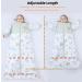 Chilsuessy Toddler Sleeping Bag 2.5 Tog/Dream Forest 120cm - Winter Wearable Blanket for Kids, Adjustable Length, Removable Sleeves - Boys Girls 3-6 Years - Buy Online on GoSupps.com