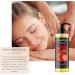 Organic Strawberry Sensual Massage Oil - 200ml Edible Premium Oil for Body Massages & Kissing - Perfect for Enjoyable Intimacy - Buy Online on GoSupps.com