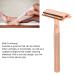 Premium Wet Razor Set for Men - Waterproof Safety Razor Tight & Clean Shave - Portable Metal Hair Blade Handle in Ros Gold - Perfect Gift for Him - Buy Online on GoSupps.com