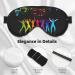 Soft Blackout Sleep Mask for Men & Women - Reusable Eye Covers for Travel & Better Sleep | Perfect Gifts for Him & Her - Buy Online on GoSupps.com